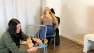 18 Year Old Blonde Party Girl gets Tickle Attacked!